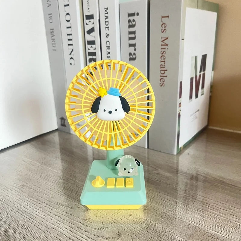 Sanrio Hello Kitty & Kuromi Desktop Small Fan - Image 3