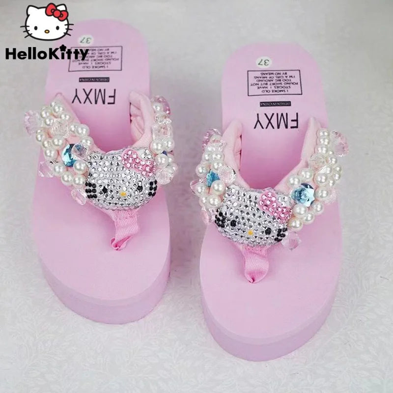 Hello Kitty Sanrio Soft Flip Flop Sandals - Image 4