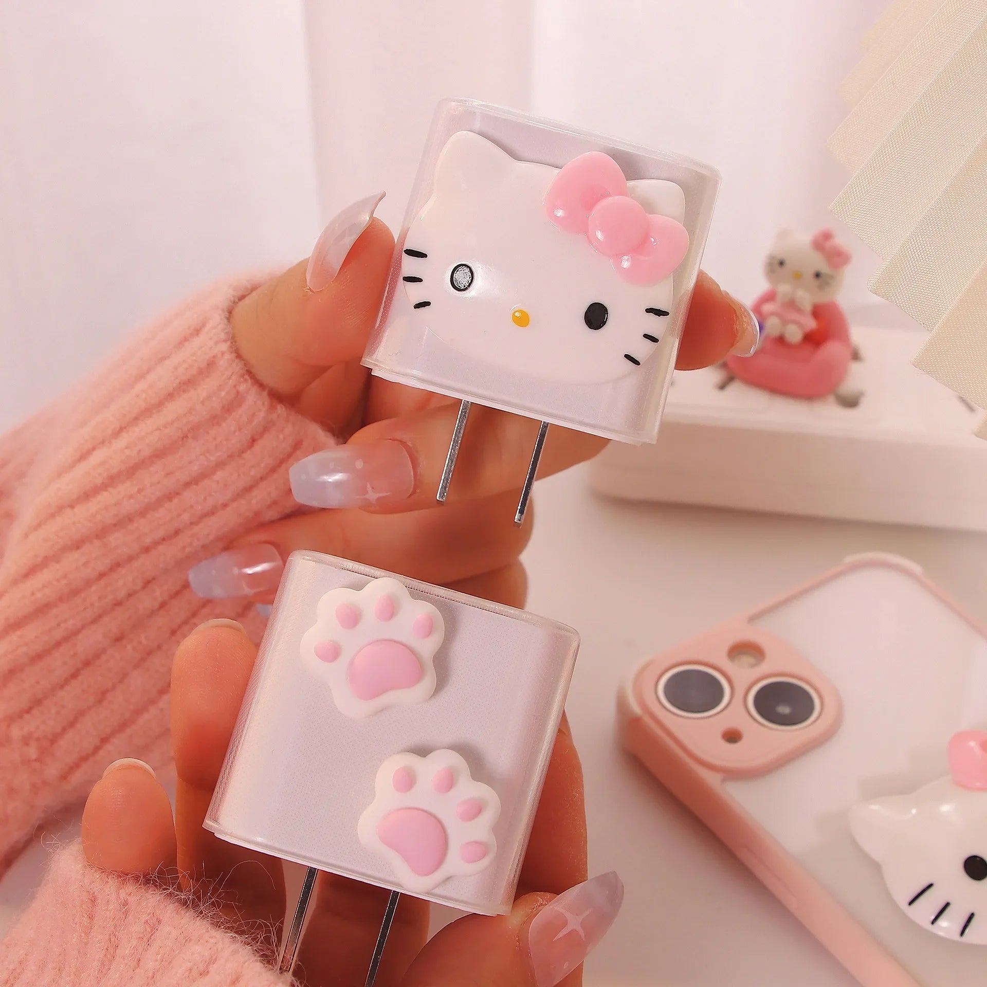 Sanrio Anime Anti-Breaking Apple Data Cable & Protective Case - Image 4