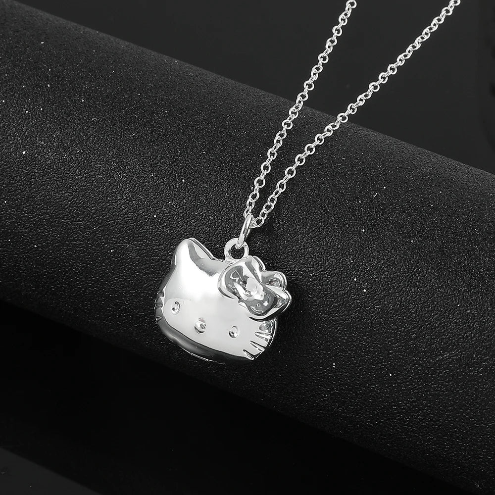 Y2K Hello Kitty Sanrio Pearl Chain Necklace