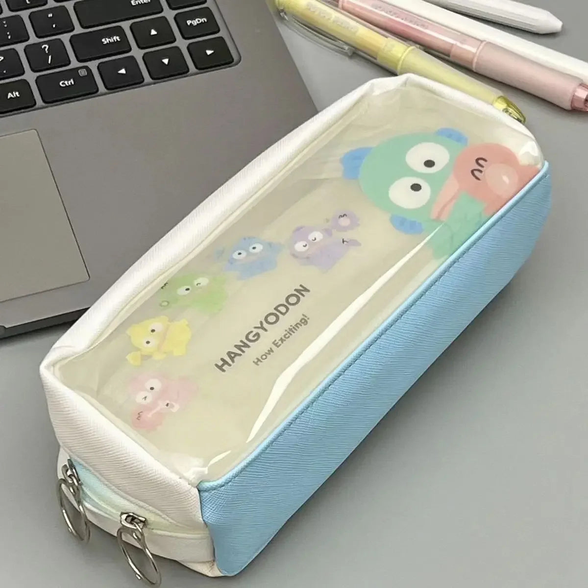 Sanrio Anime Hangyodon Transparent Pencil Case - Image 8