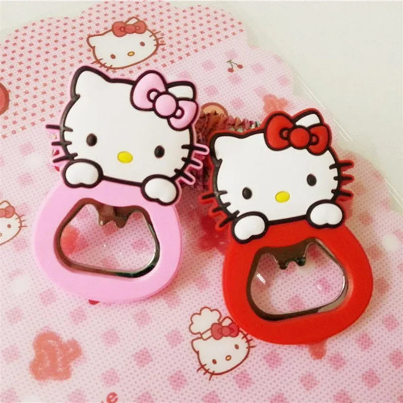 Sanrio Hello Kitty Cute Cartoon Silicone Wine & Beer Opener - Image 2