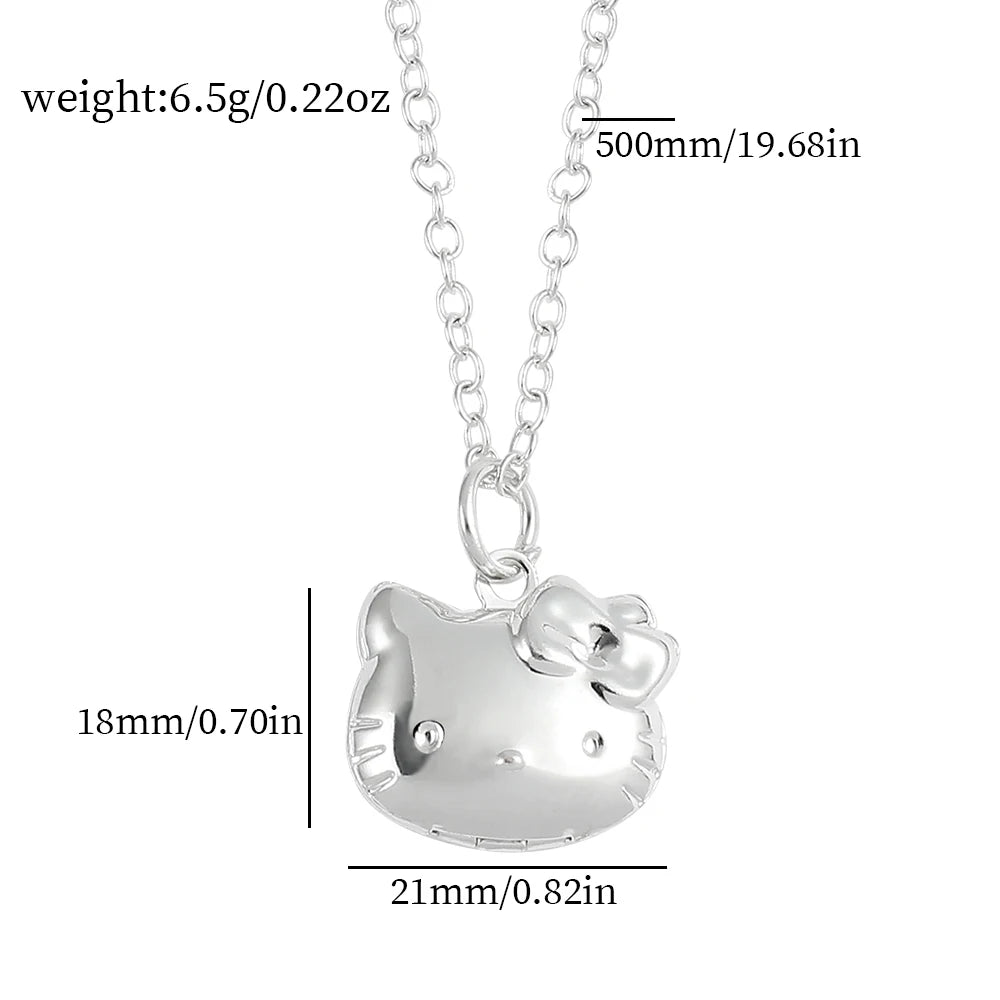 Y2K Hello Kitty Sanrio Pearl Chain Necklace - Image 6