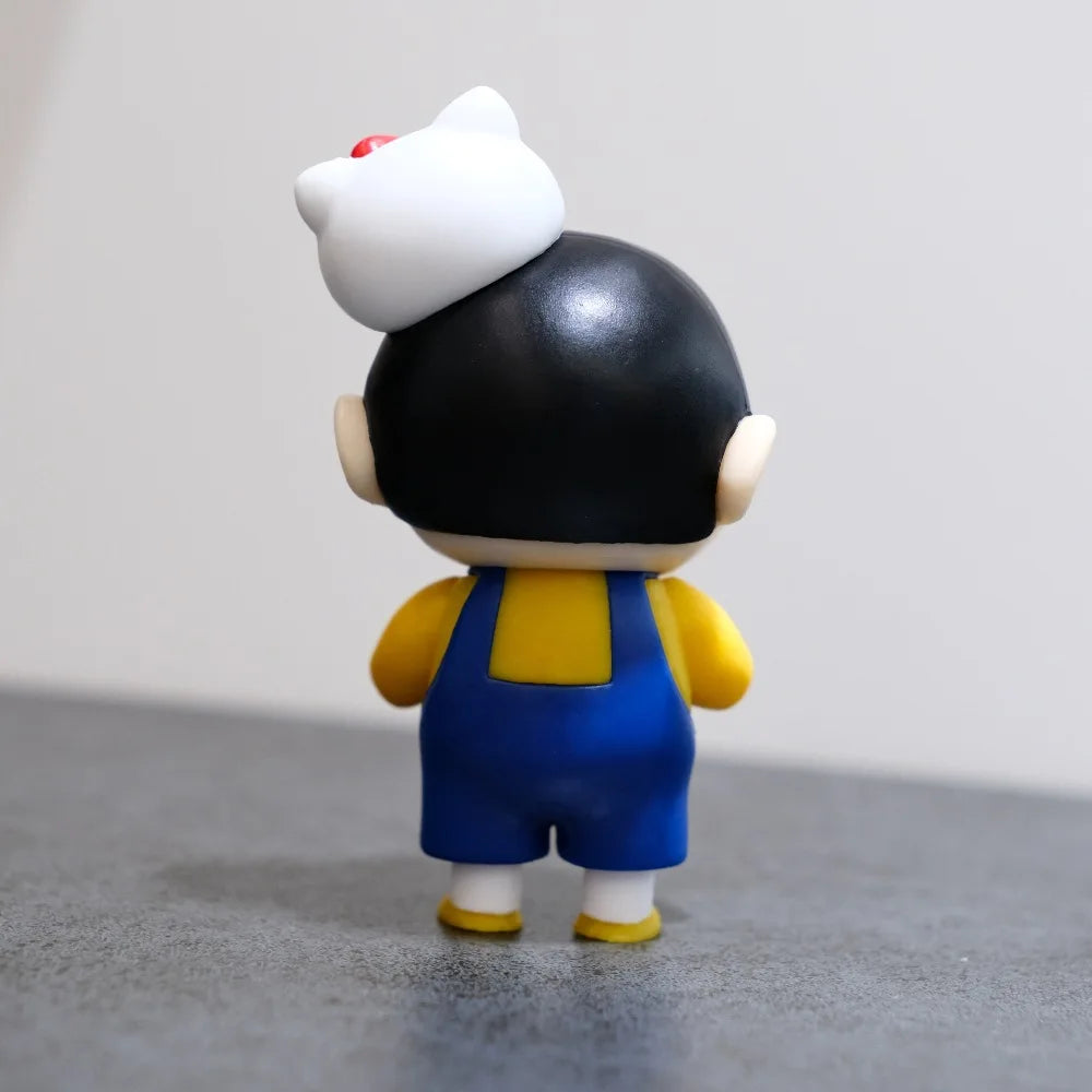 Anime Crayon Shin-Chan Cos Sanrio Hello Kitty Kawaii GK Model Doll - Image 3