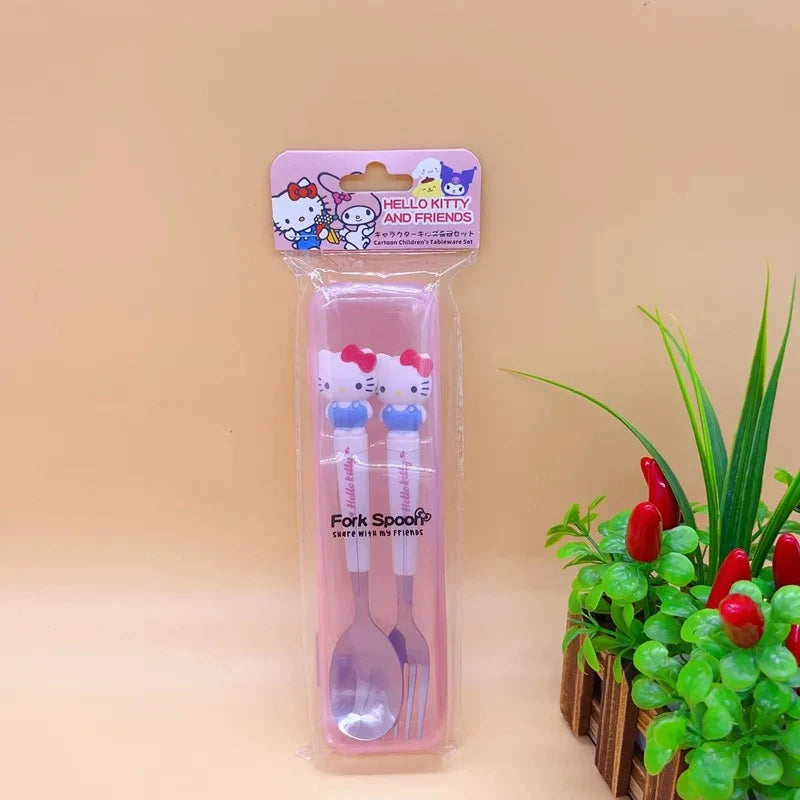 Kuromi Spoon Fork 2-Piece Set - Image 2