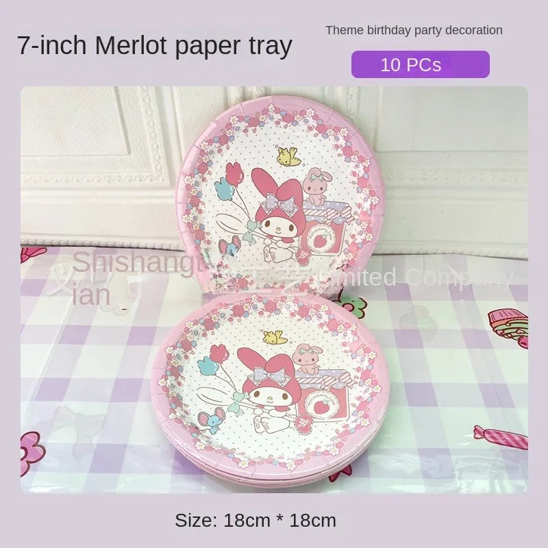 Sanrio Melody & Kuromi Birthday Party Decoration Set - Image 5