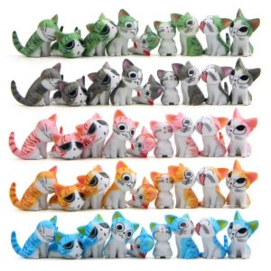 9pcs Set Cute Japanese Cat Figures