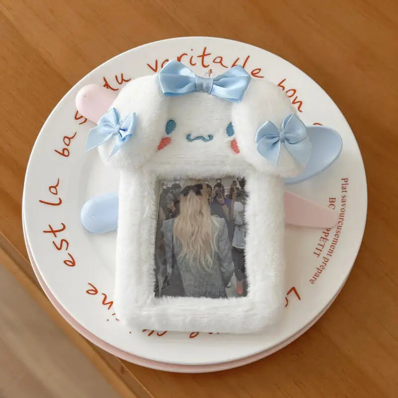 Sanrio Cinnamoroll & Melody Plush DIY Photo ID Card Sleeve - Image 7