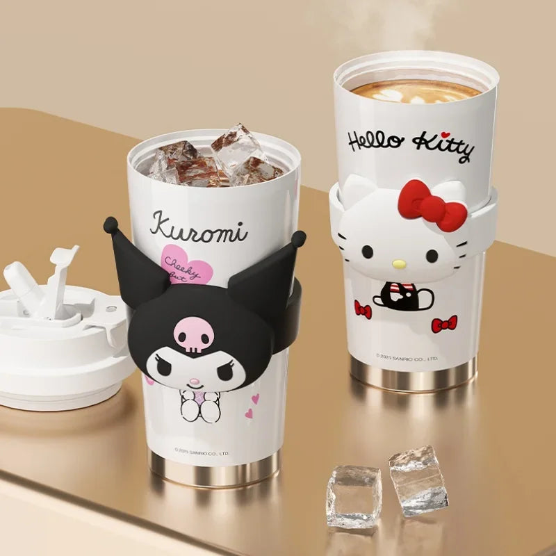 520ml Sanrio Hello Kitty & Kuromi Tumbler - Image 2