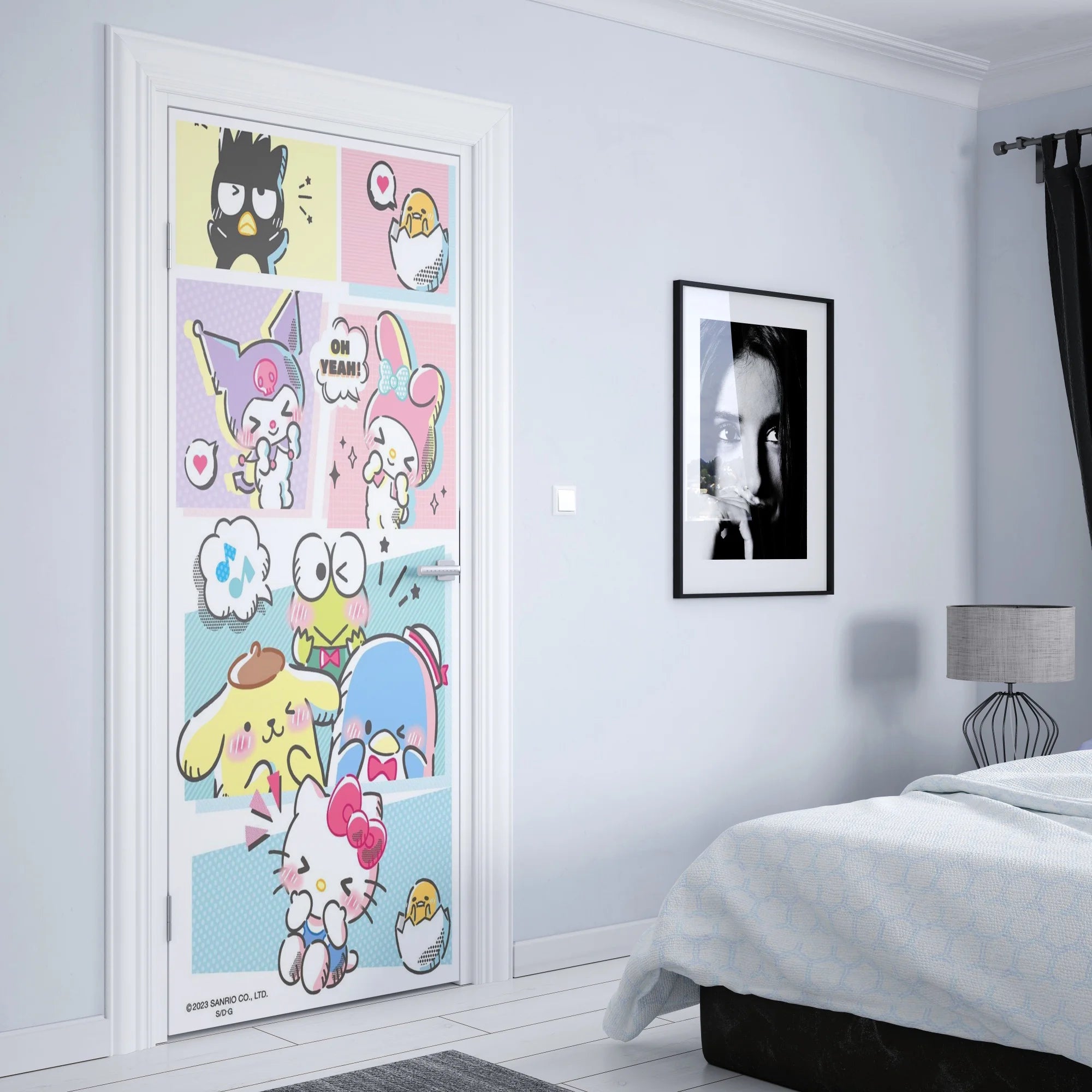 Kawaii Sanrio Anime Wall Sticker - Image 31