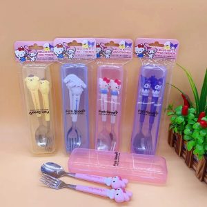 Kuromi Spoon Fork 2-Piece Set