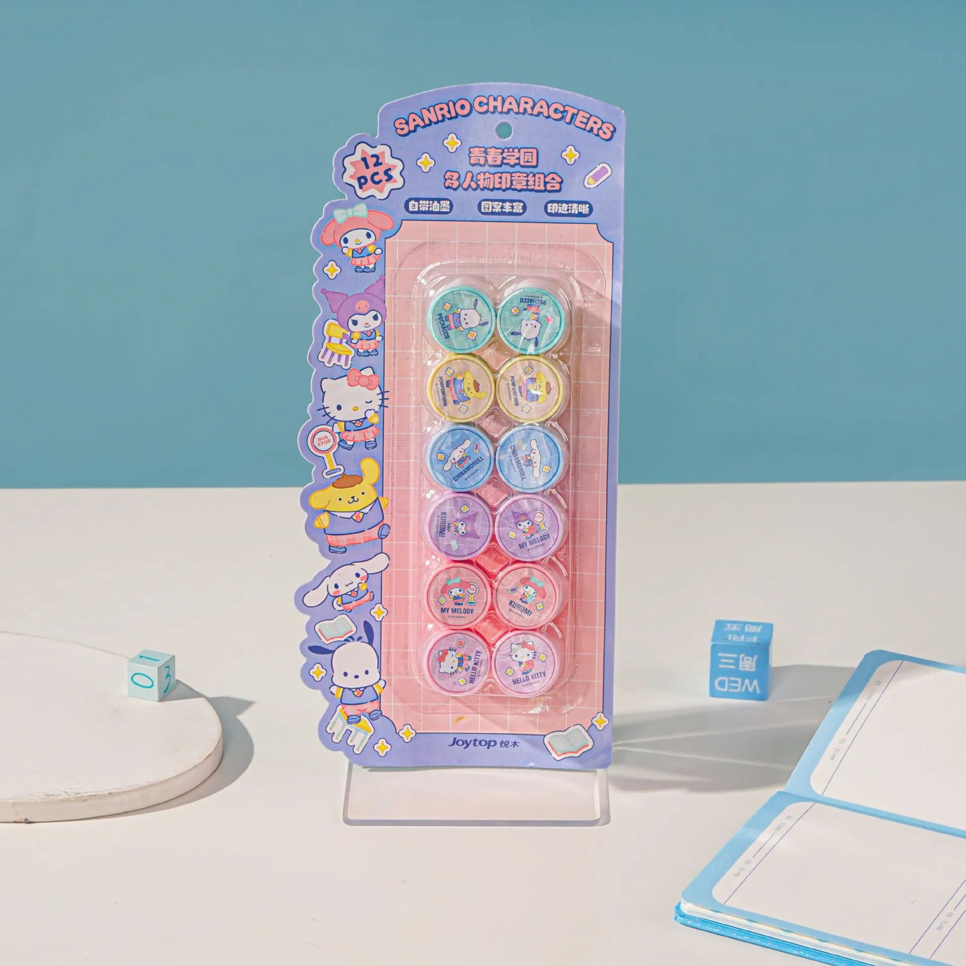 Sanrio Youth Academy Multi-character Stamp Set - Image 2