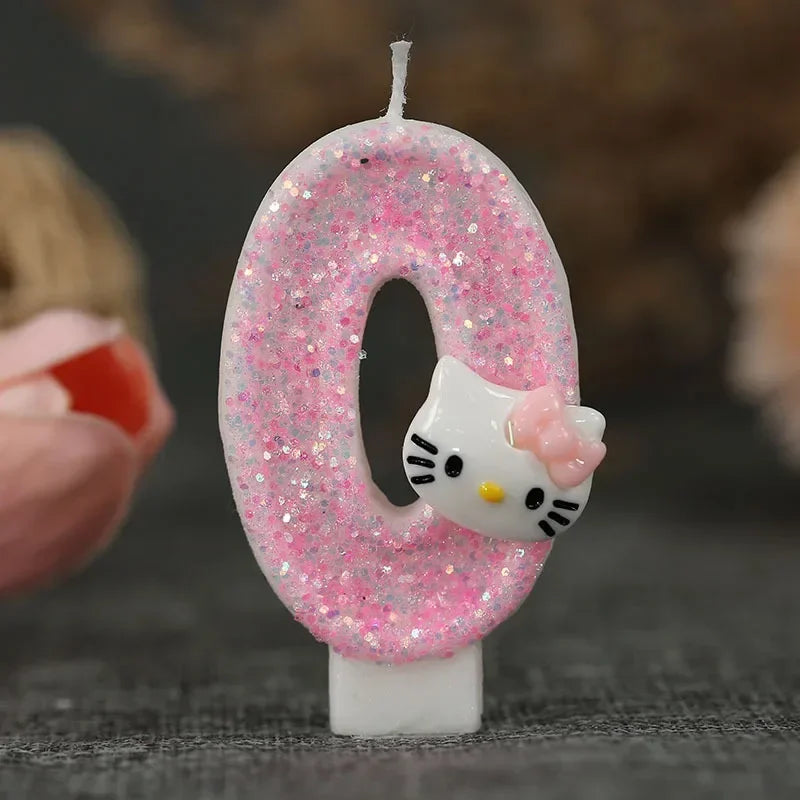 Kawaii Hello Kitty Number Birthday Candle - Image 12
