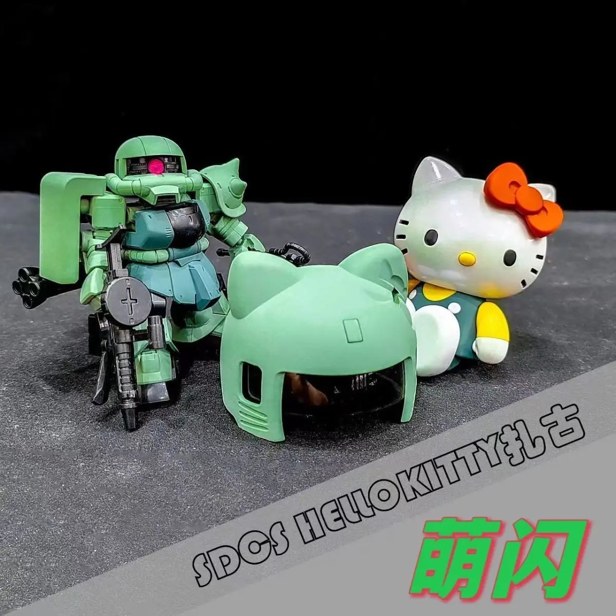 SDCS Hello Kitty Zaku MS-06SD Model - Image 8