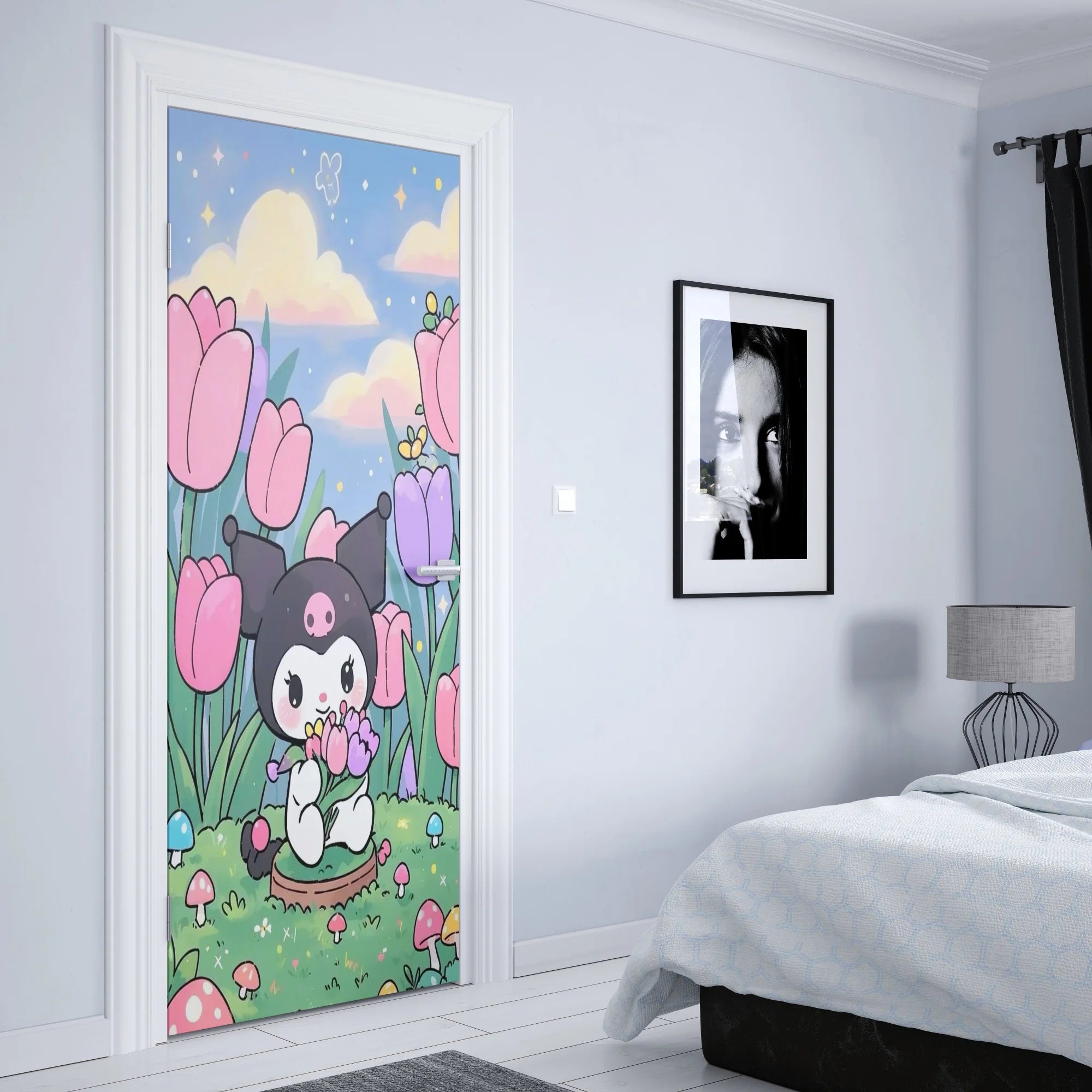 Kawaii Sanrio Anime Wall Sticker - Image 5
