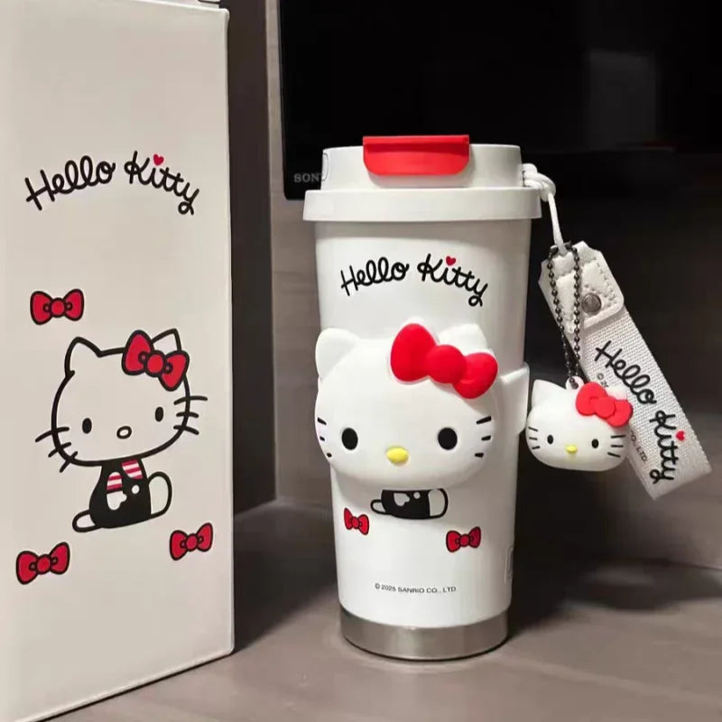 520ml Sanrio Hello Kitty & Kuromi Tumbler - Image 4