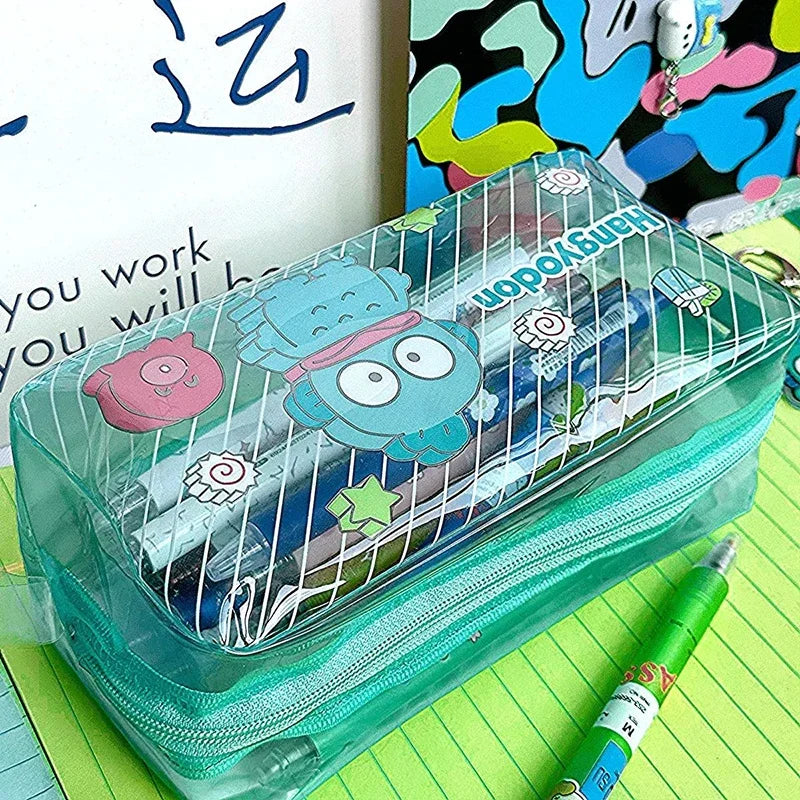Sanrio Anime Hangyodon Transparent Pencil Case - Image 4