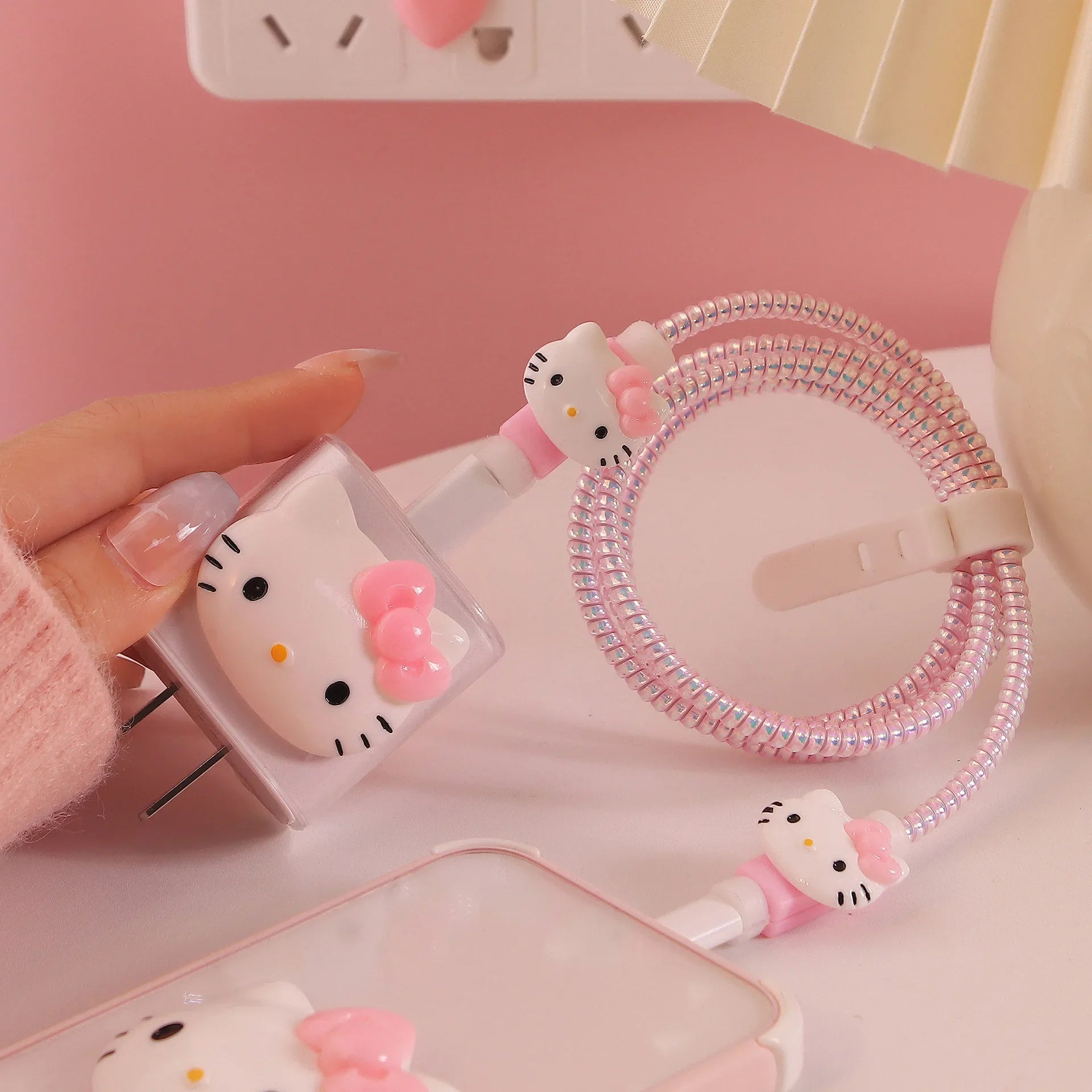 Sanrio Anime Anti-Breaking Apple Data Cable & Protective Case - Image 5