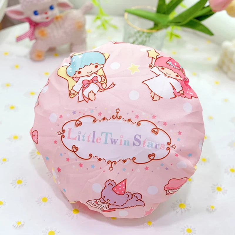 Sanrio Hello Kitty Double-Layer Thickened Large Adult Shower Cap - Image 6