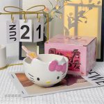 Kawaii Hello Kitty Ceramic Tableware Set