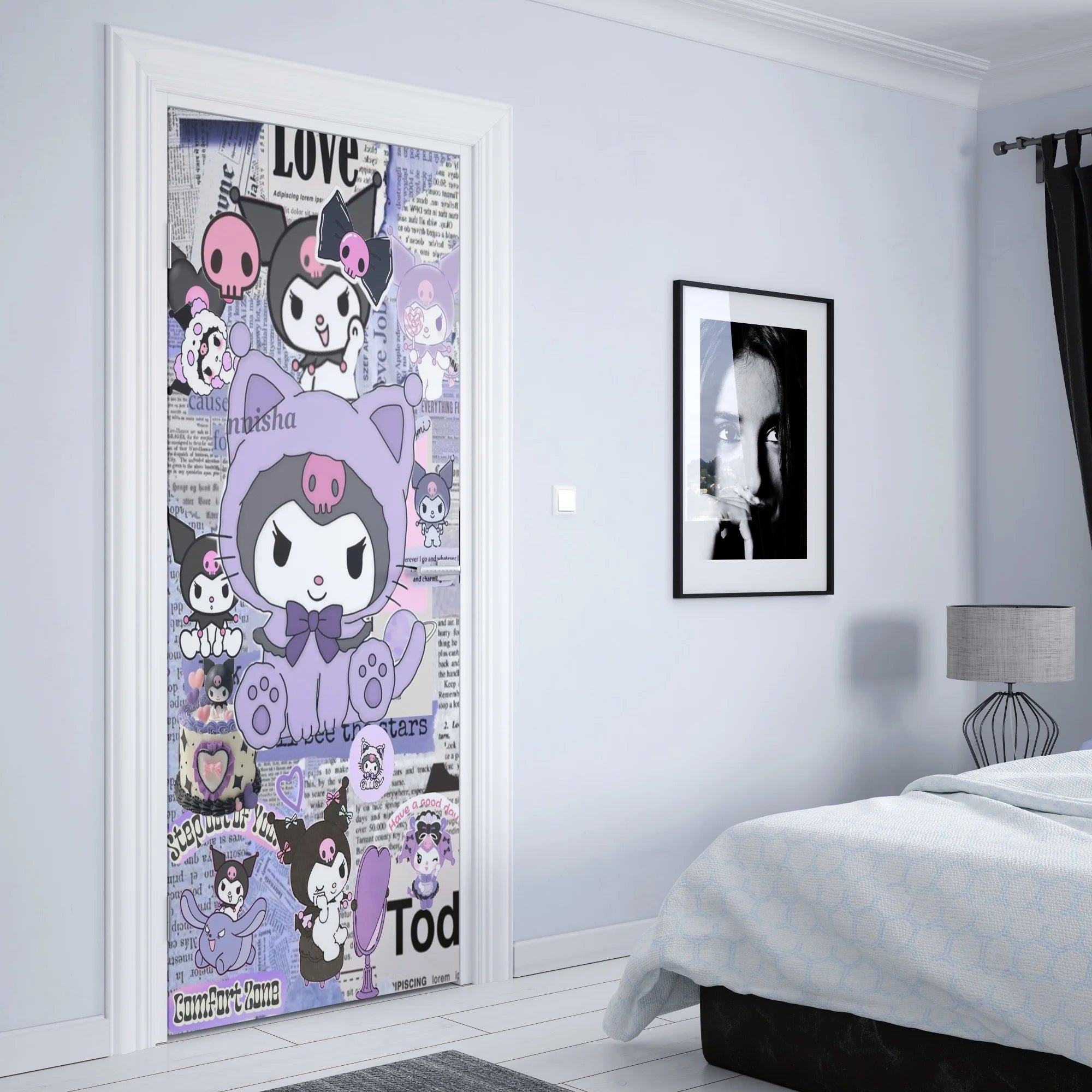 Kawaii Sanrio Anime Wall Sticker - Image 18