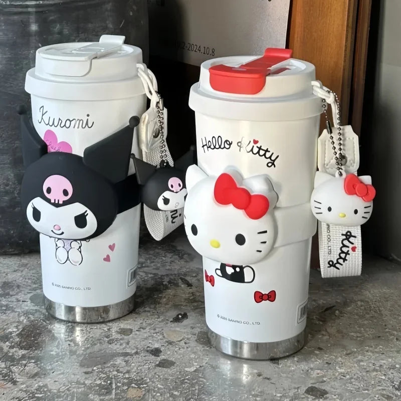 520ml Sanrio Hello Kitty & Kuromi Tumbler - Image 6