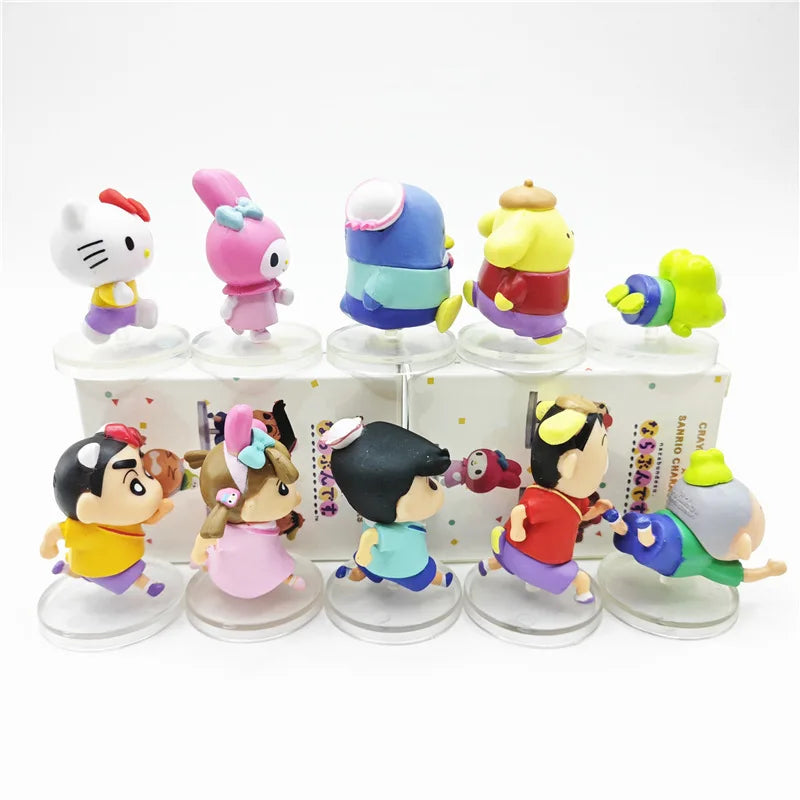 Bandai Sanrio X Crayon Shin Chan Twisted Egg Doll Toy - Image 5