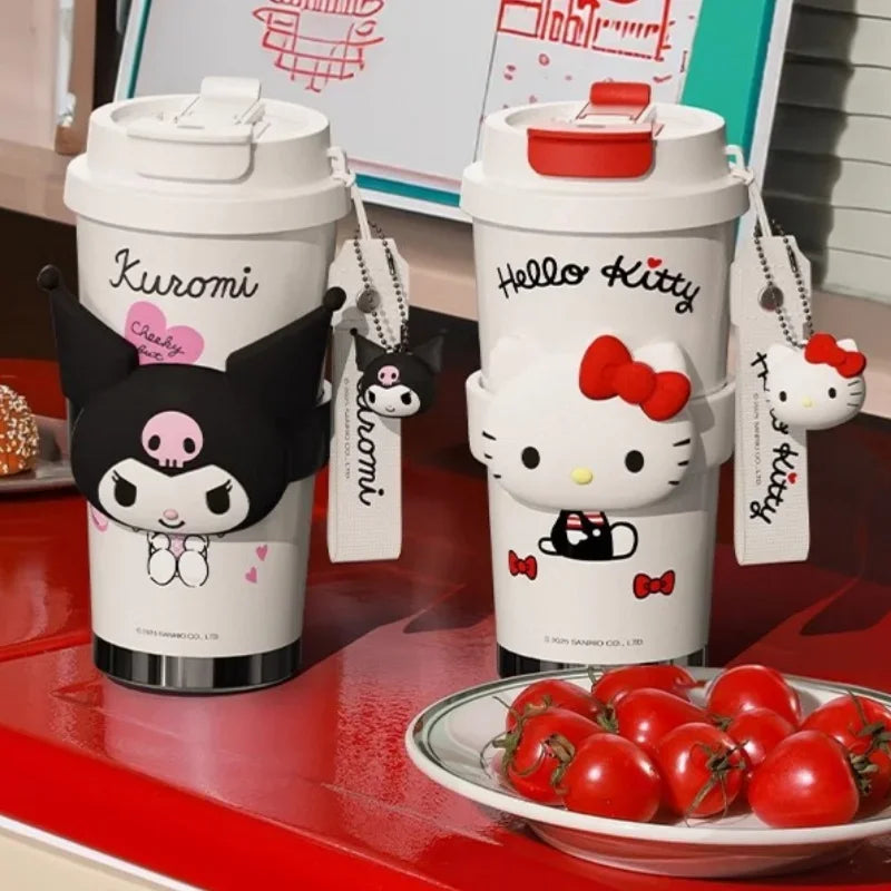 520ml Sanrio Hello Kitty & Kuromi Tumbler - Image 3